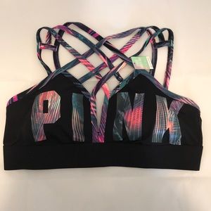 Pink Sports Bra